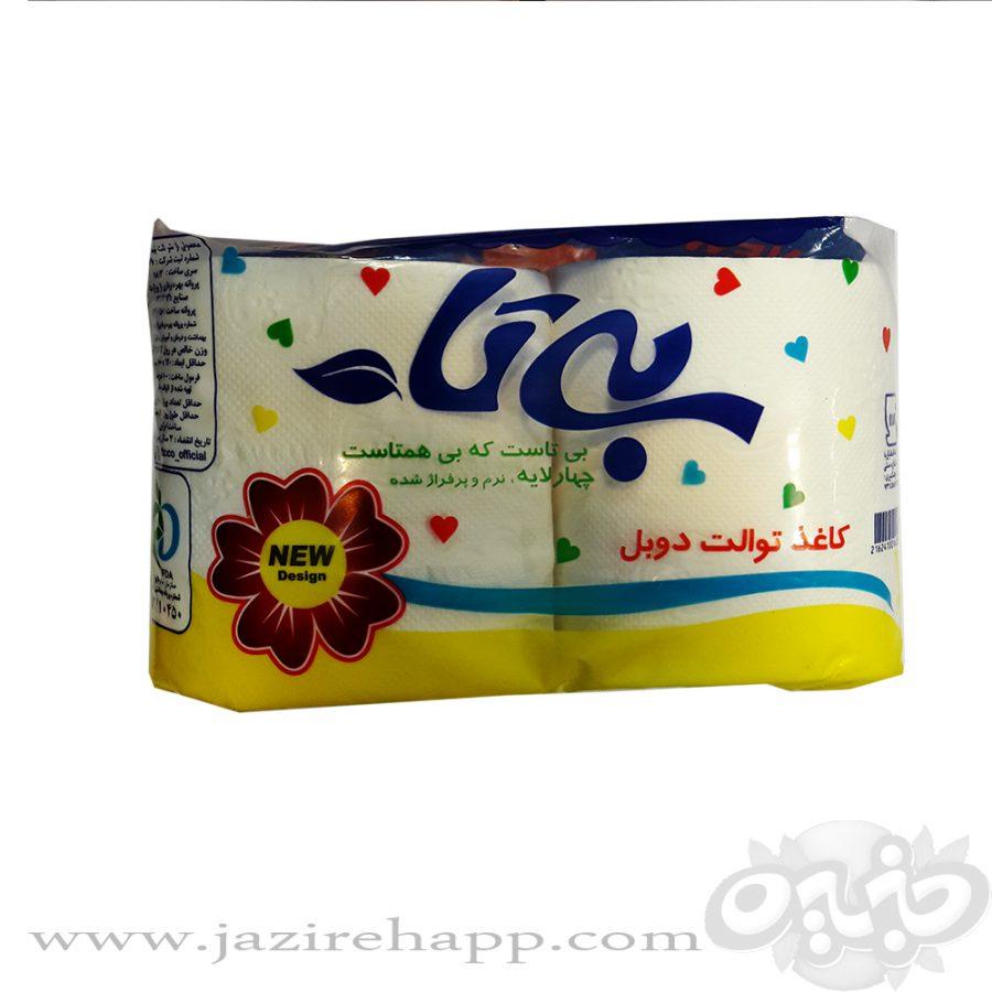 بی تا دستمال دلسی دوقلو سفید قدرت جذب بالا ۴ لایه