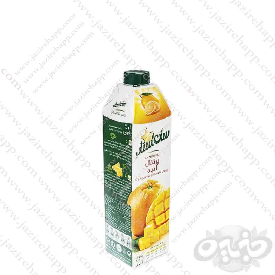 سان استار آبمیوه پرتقال و انبه ۲۰۰ سی سی