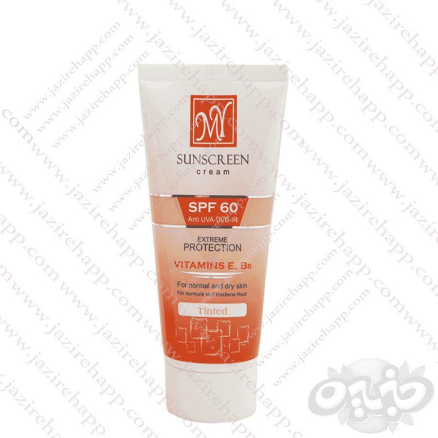 مای ضد آفتاب کرم پودر رنگی SPF60
