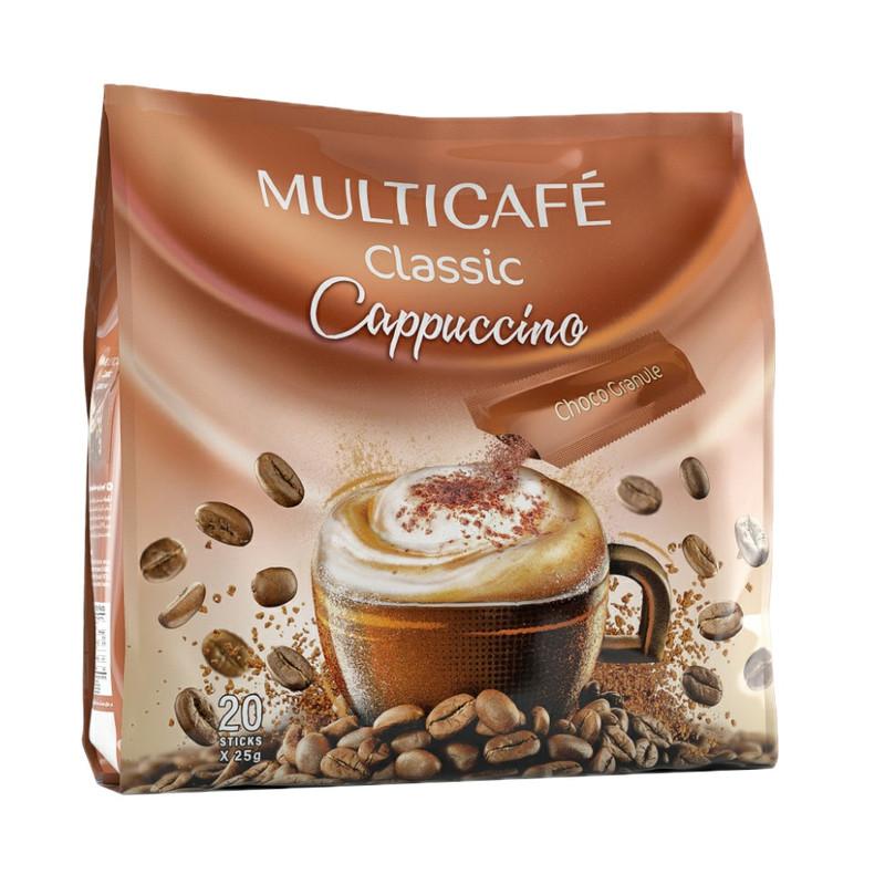 مولتی کافه کاپوچینو کلاسیک 25 گرمی  ۲۰ عددی