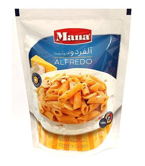 مانا پاستا نیمه آماده با سس آلفردو