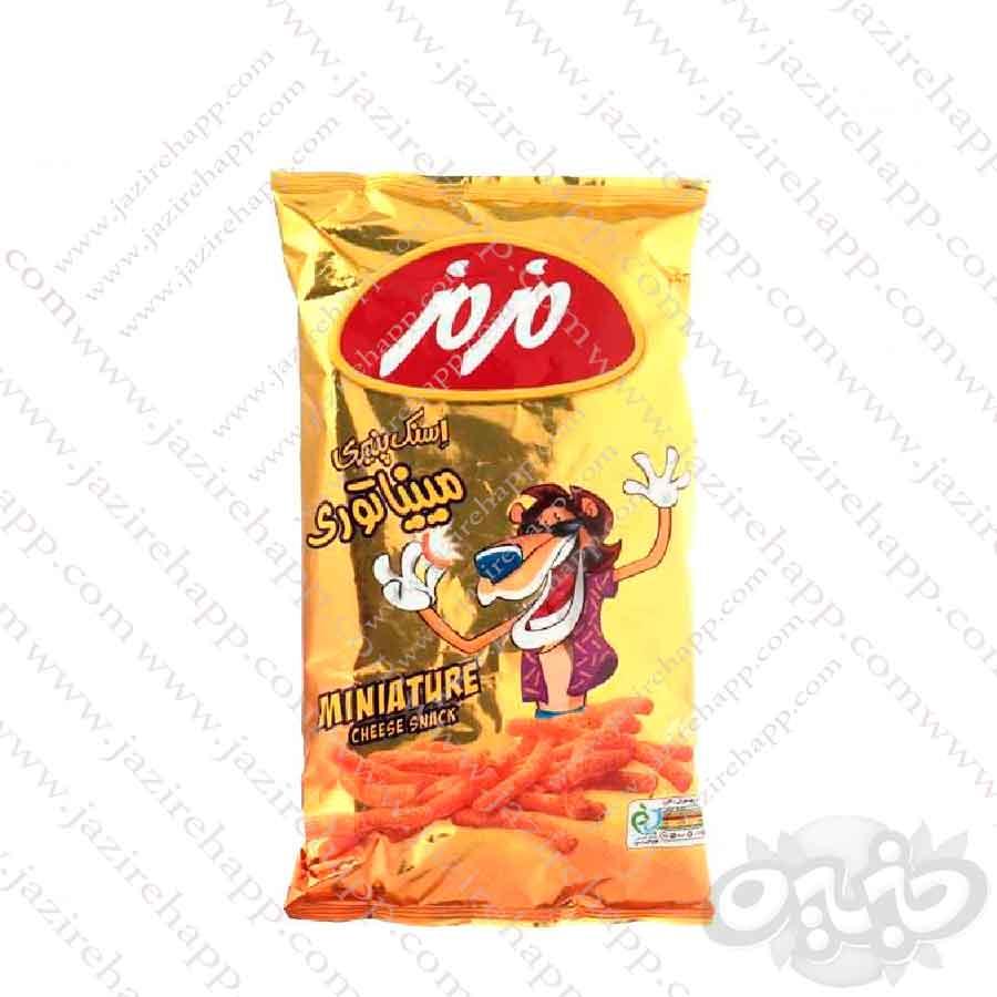 مزمز اسنک پنیری مینیاتوری ۶۵ گرم