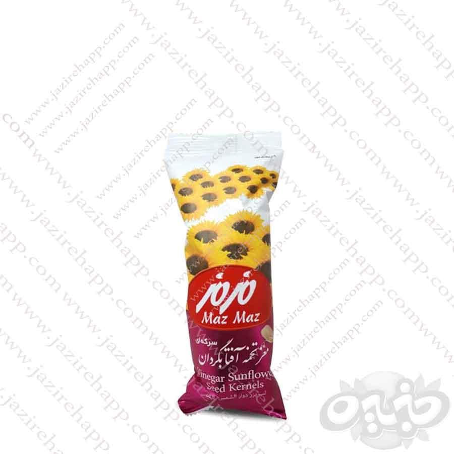 مزمز مغز تخمه آفتابگردان سرکه ۴۰ گرمی
