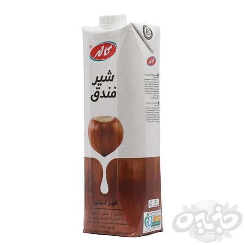 کاله شیر غیر لبنی فندق یک لیتری منشوری