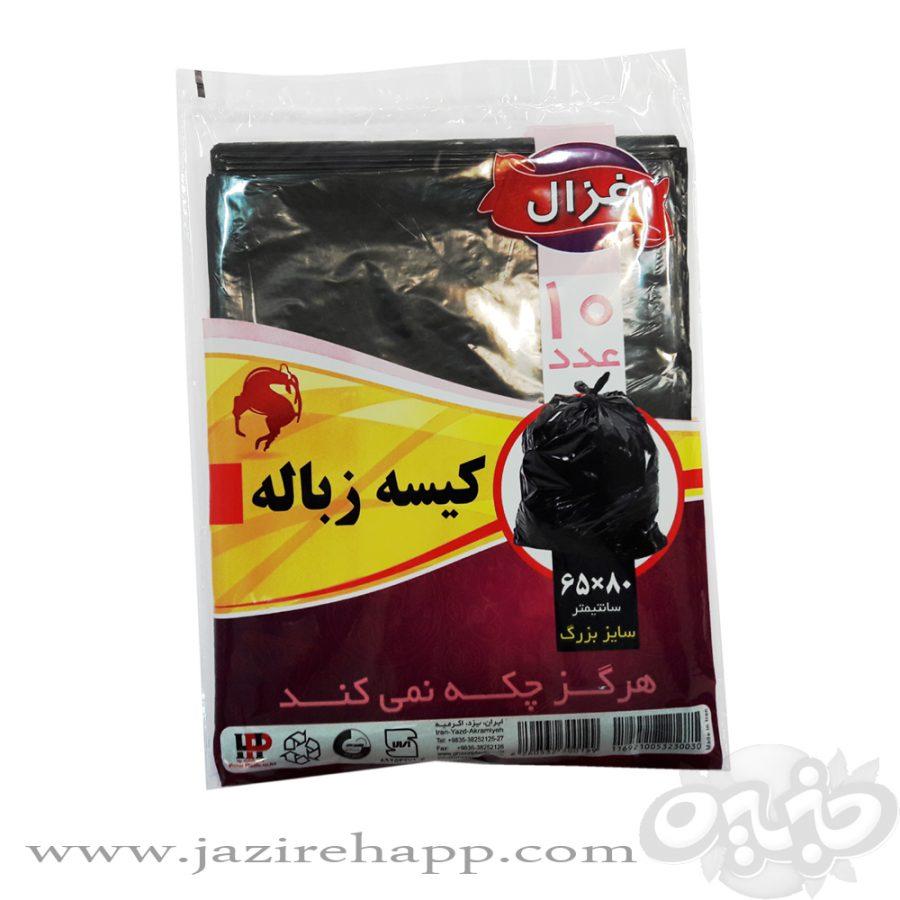 غزال کیسه زباله دوخت ستاره ای ۱۰ عددی لفاف ۸۰*۶۵