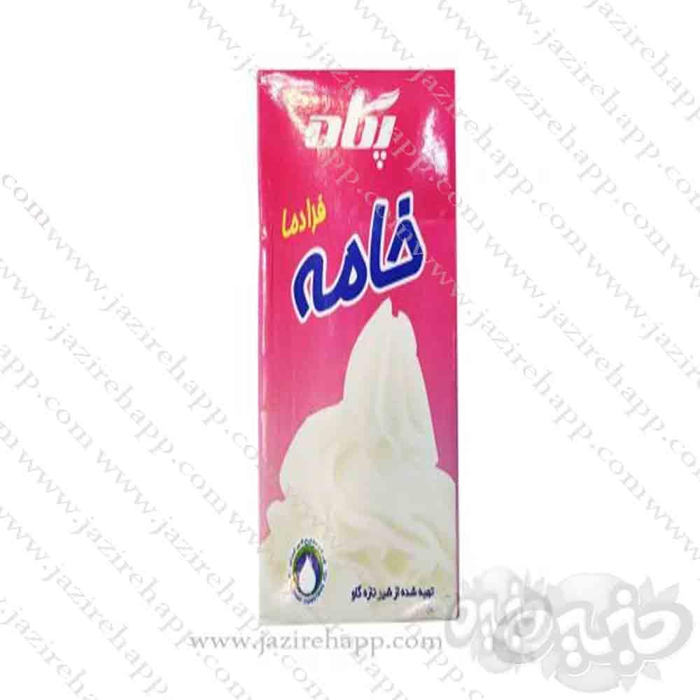 پگاه خامه استريل پاكتی ۲۰۰ گرم