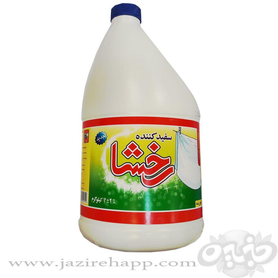 رخشا مایع سفید کننده ۴ لیتری