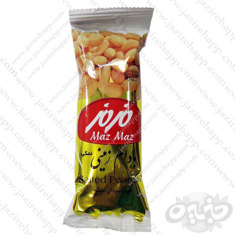 مزمز بادام زمینی نمکی ۳۵ گرم