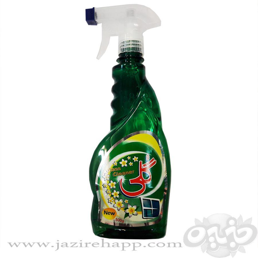 گلی مایع شیشه شوی ۵۰۰گرم سبز (طرح جدید)