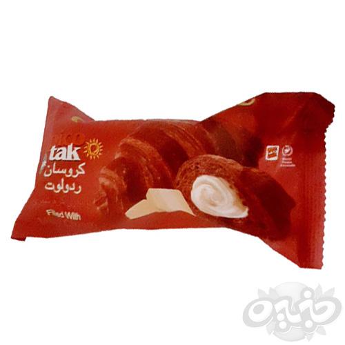 تک نان صبحانه (کروسان) ردولوت با مغزی  شکلات سفید