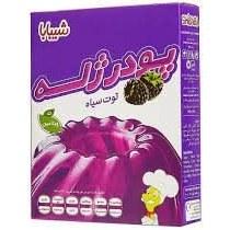شیبا پودر ژله با طعم بلک بری 100 گرم