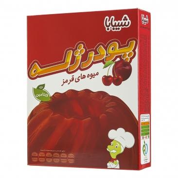 شیبابا پودر ژله مخلوط میوه های قرمز ۱۰۰ گرمی