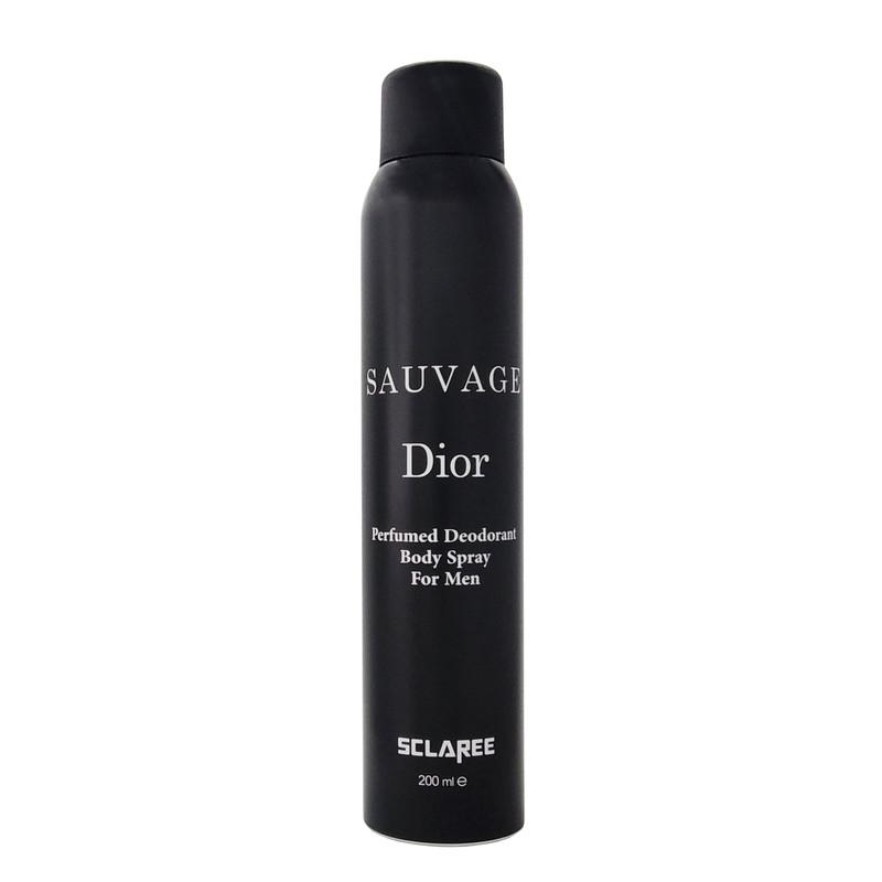 اسکلاره اسپری sauvage dior خوشبو کننده کننده بدن 200میل