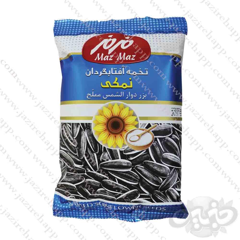 مزمز تخمه آفتابگردان با پوست نمکی ۱۰۰ گرمی