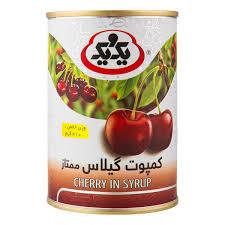 یک و یک کمپوت گیلاس 410 گرمی قوطی درب آسان باز شو