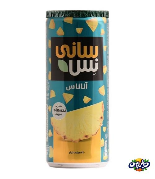 سانی نس نوشیدنی آناناس ۲۴۰ سی سی قوطی