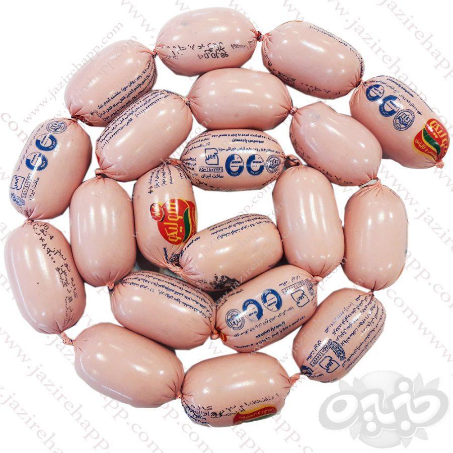 کاله سوسیس کوکتل پنیری کاله ۵۵% فله کیلویی
