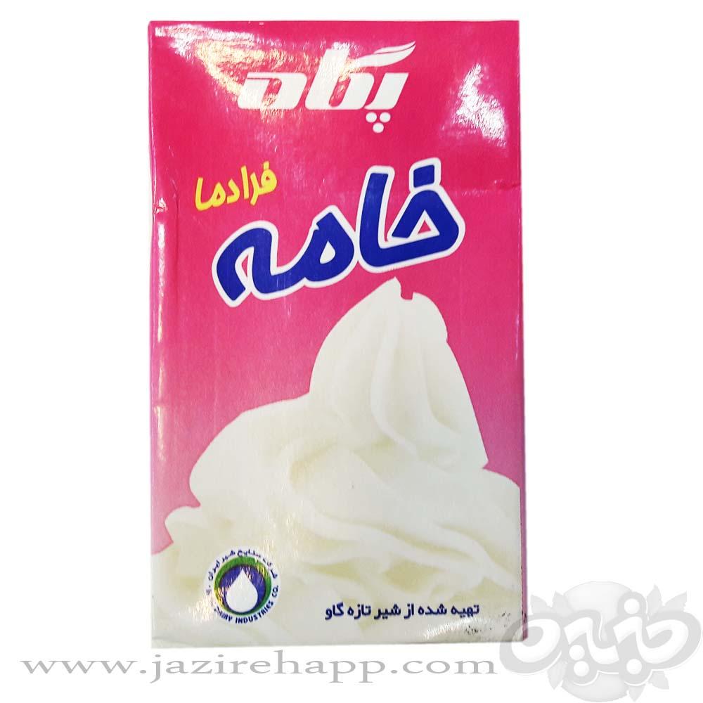پگاه خامه استریل پاکتی ۲۵۰ گرمی