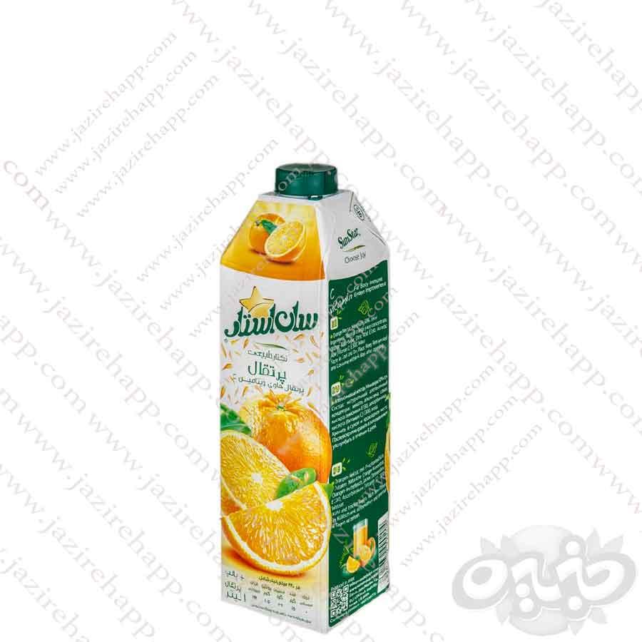 سان استار آبمیوه پرتقال پالپ دار کامبی دام ۱ لیتری