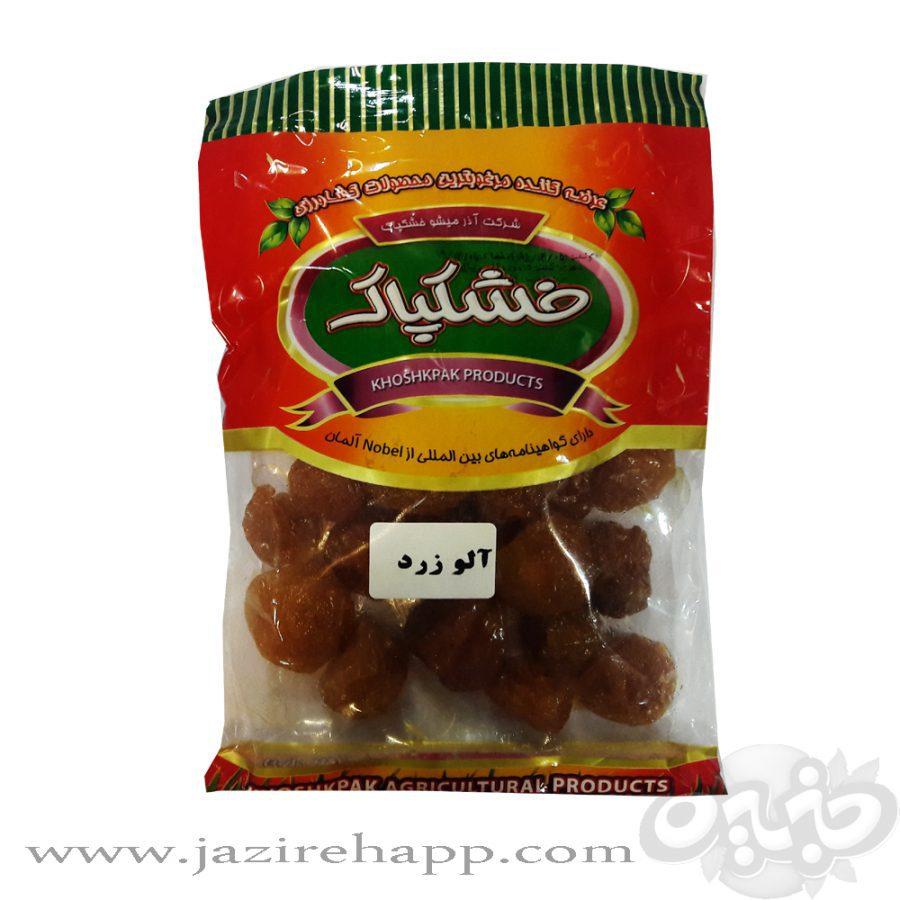 خشک پاک آلو زرد سلفون ۲۰۰ گرمی