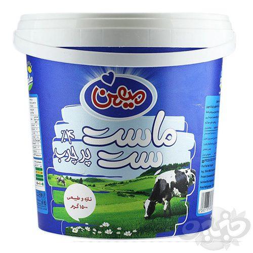 میهن ماست ست پاستوریزه پر چرب 1500 گرم