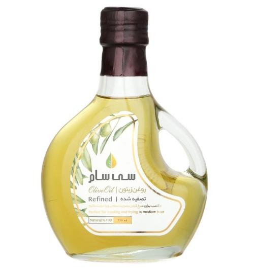 سی سام روغن زیتون خالص تصفیه شده ۲۵۰ میل