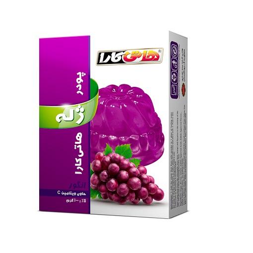 هاتی کارا پودر ژله انگور 100 گرمی