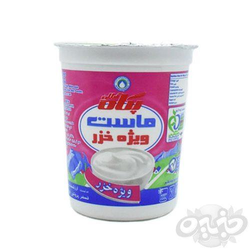 پگاه ماست همزده لیوانی 450 گرمی 5 درصد ویژه خزر
