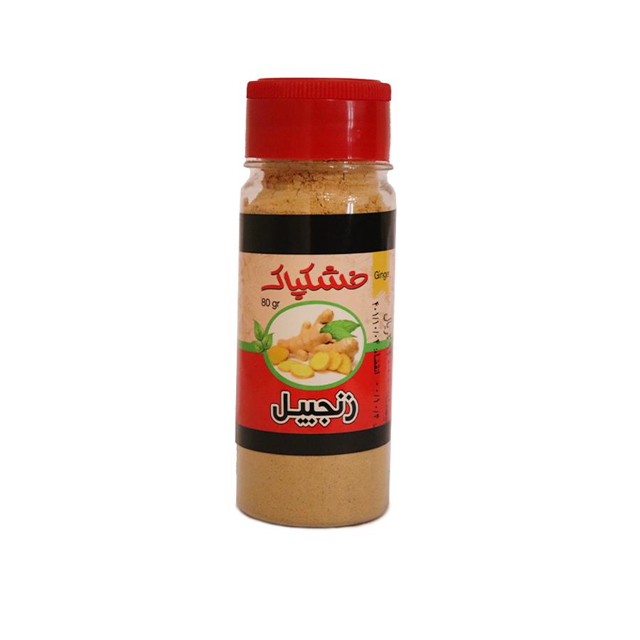 خشکپاک پودر زنجبیل 80 گرم ظرفی
