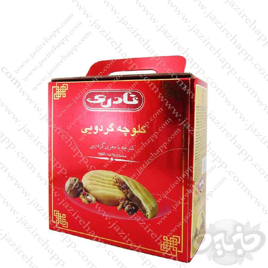 نادری کلوچه لوکس گردو بسته ۱۶ عددی ۸۰۰ گرمی