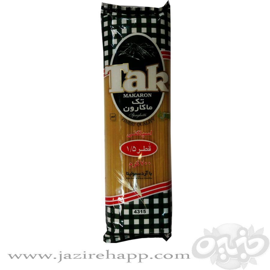 تک ماکارون اسپاگتی ۱/۵ ۷۰۰ گرمی