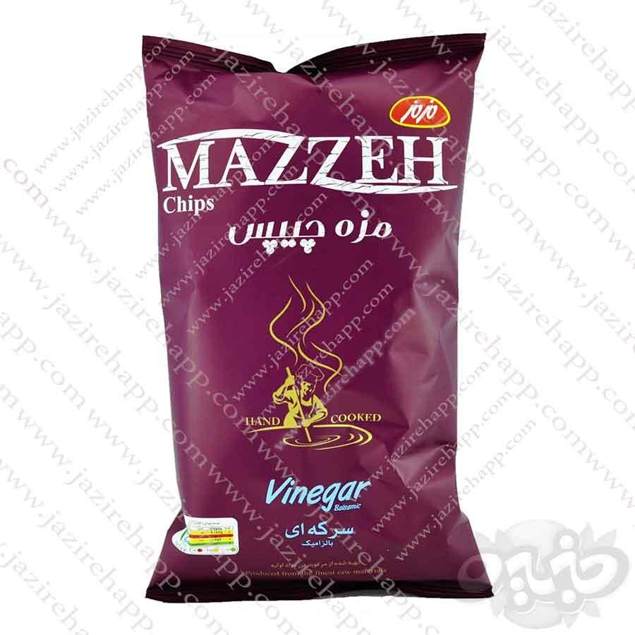 مزمز مزه چیپس متوسط سرکه بالزامیک ۶۰ گرمی