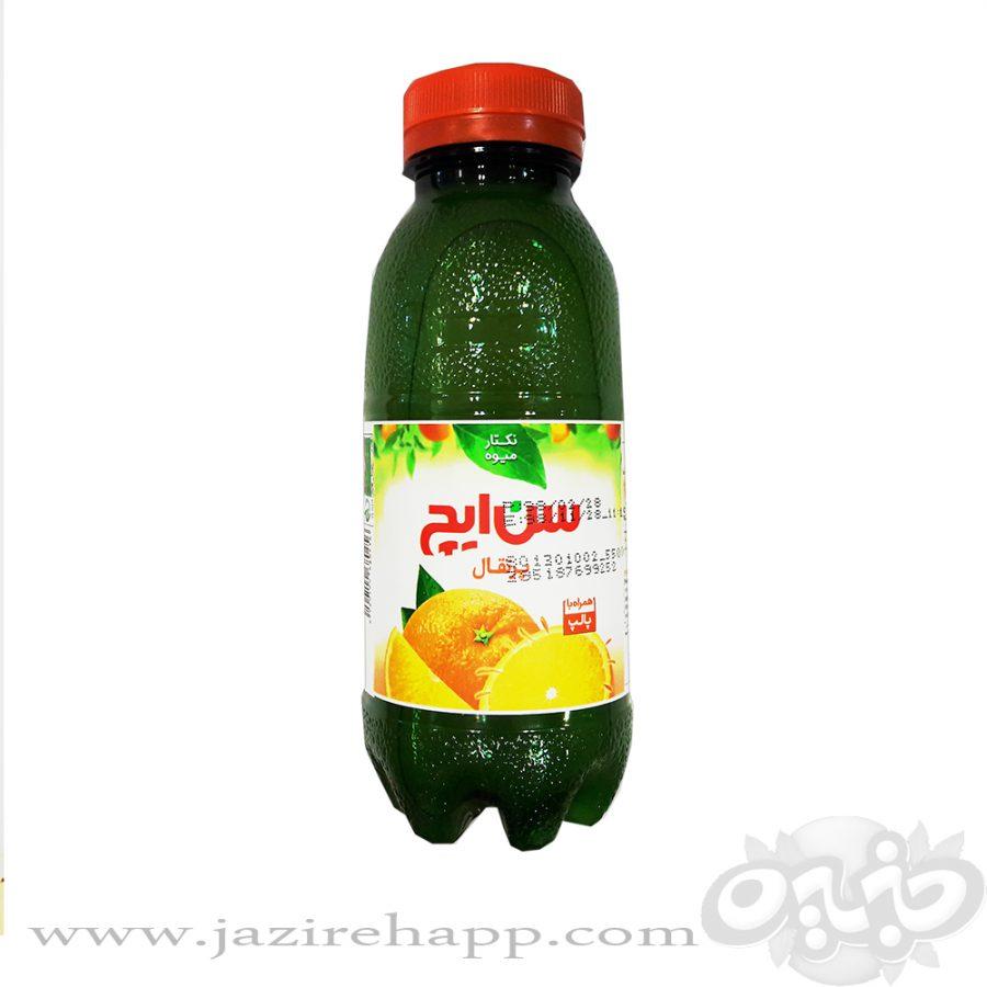 سن ایچ نکتار پرتقال پالپ دار سبز ۲۵۰ میل