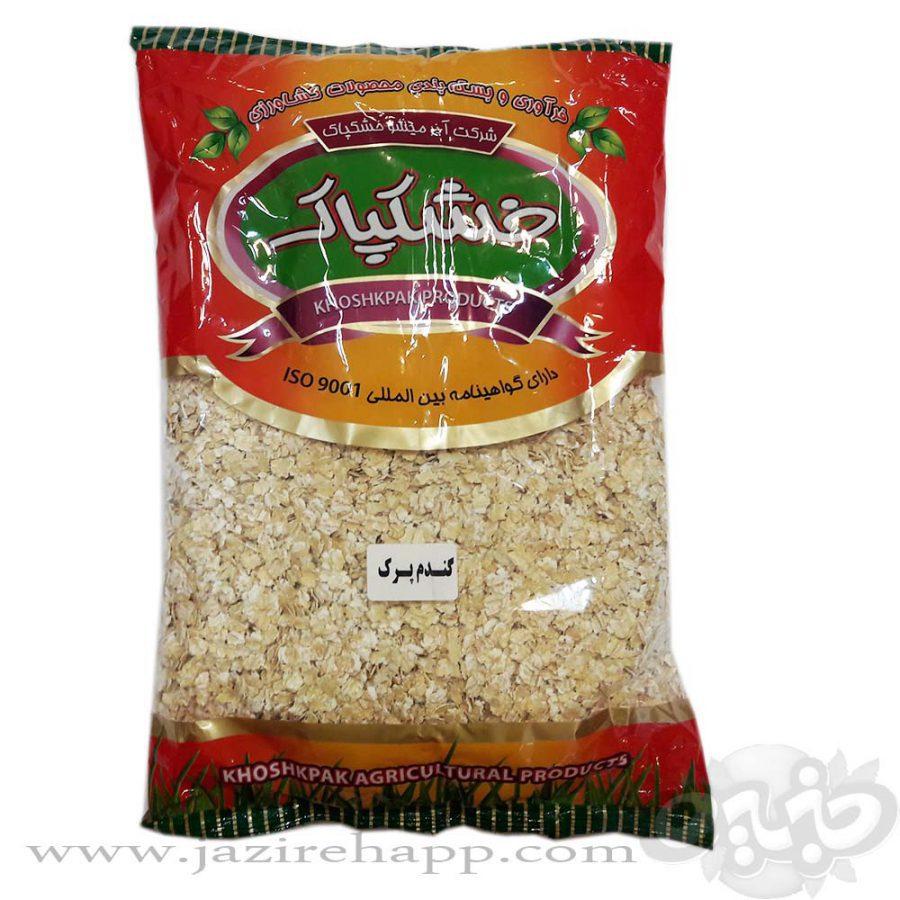خشکپاک گندم پرک شده سلفون ۹۰۰ گرمی