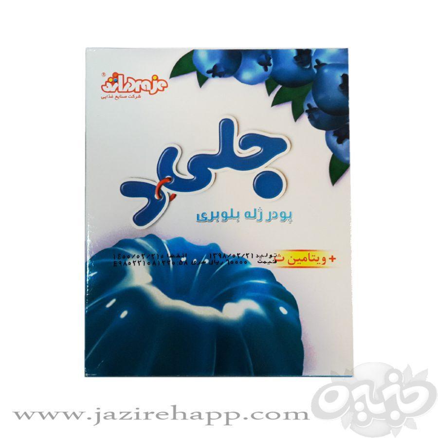 دراژه پودر ژله بلوبری ۱۰۰ گرمی