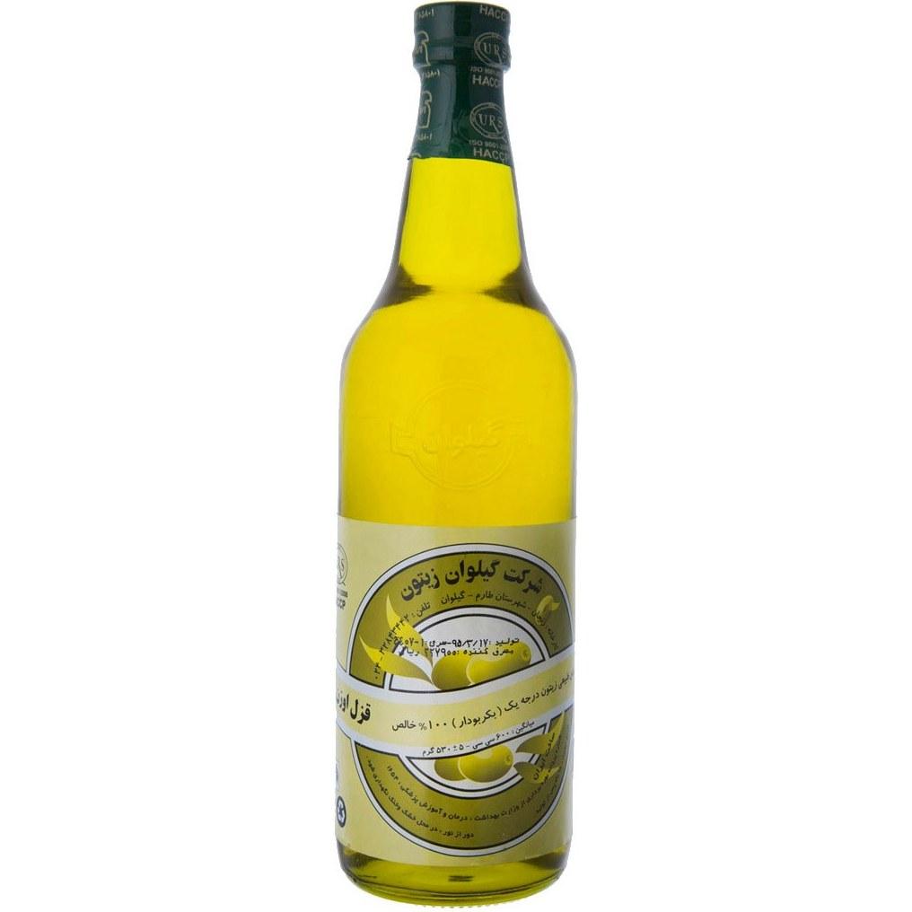 گیلوان روغن زیتون درجه یک بودار600 سی سی بکر