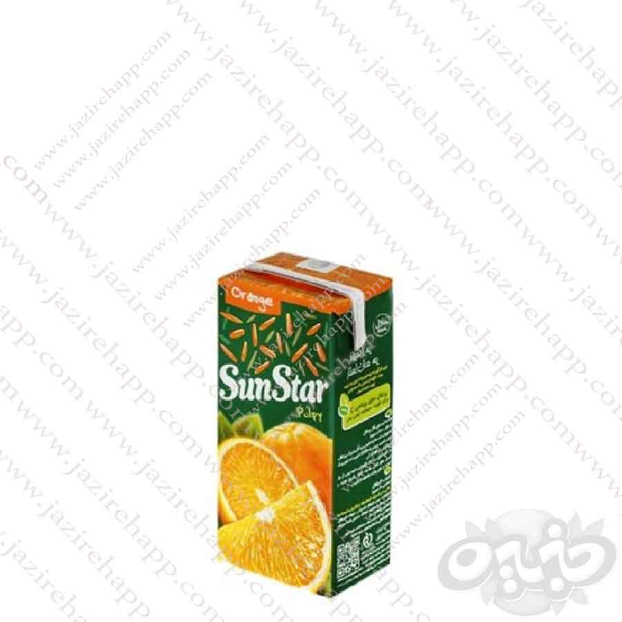 سان استار آبمیوه پرتقال پالپ دار ۲۴۰ سی سی