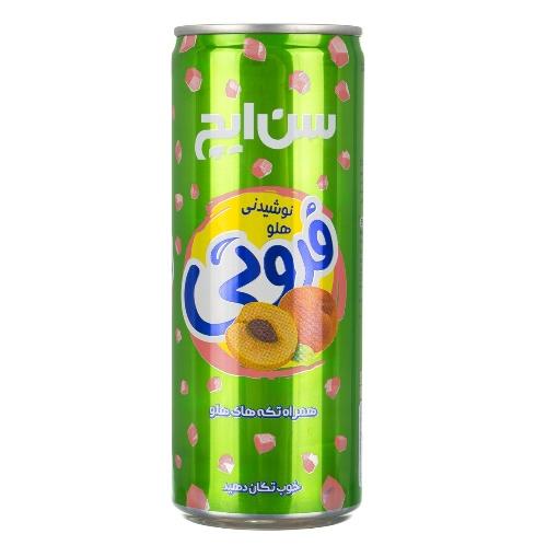 سن ایچ نوشیدنی هلو فروتی قوطی ۲۵۰ سی سی