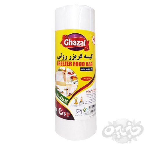 غزال کیسه فریزر رولی ۱ کیلویی ۵۰۰ عددی ۳۵*۲۵