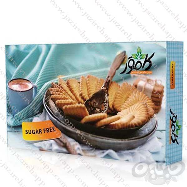 کامور بیسکوئیت رژیمی و بدون قند  با سبوس فراوری شده 900 گرم