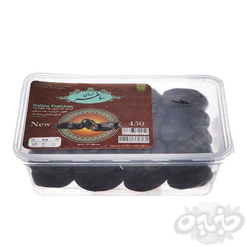 ساغر نیو خرما مضافتی دو ردیفه  450 گرم ظرفی تلقی