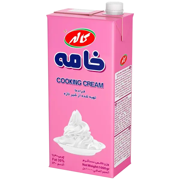 کاله خامه پاکتی یک لیتری صبحانه